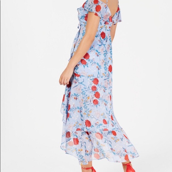 Bardot Cold Shoulder High-Low Dress - Picture 4 of 5